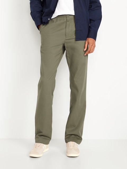 Pantalon passe-partout droit années 1990 à taille extensible