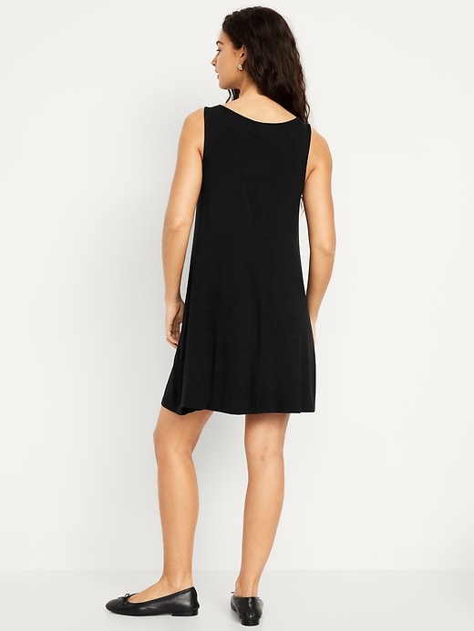 Image number 2 showing, Sleeveless Mini Swing Dress