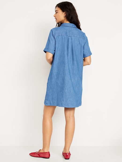 Image number 2 showing, Jean Shirt Dress