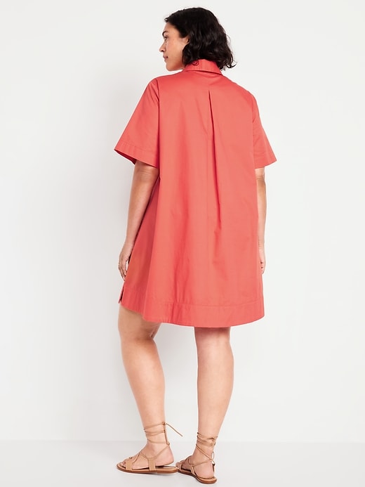 Image number 7 showing, Mini Swing Shirt Dress