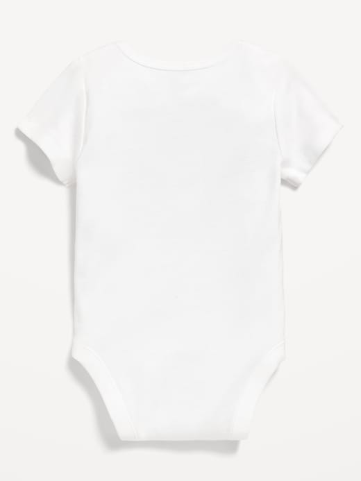 View large product image 2 of 2. Short-Sleeve Unisex Graphic Bodysuit for Baby