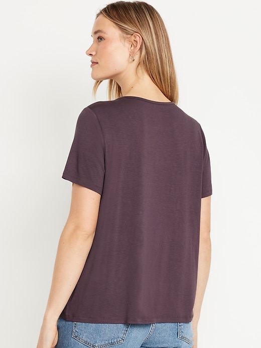 Image number 6 showing, Luxe Crew-Neck T-Shirt