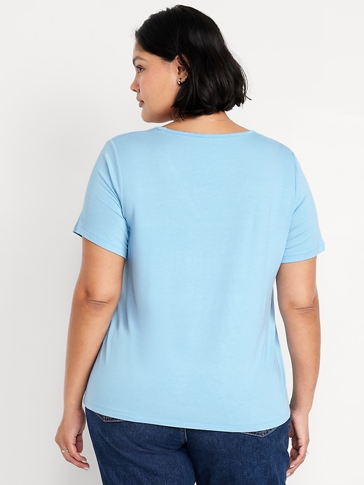 Image number 8 showing, Luxe V-Neck T-Shirt