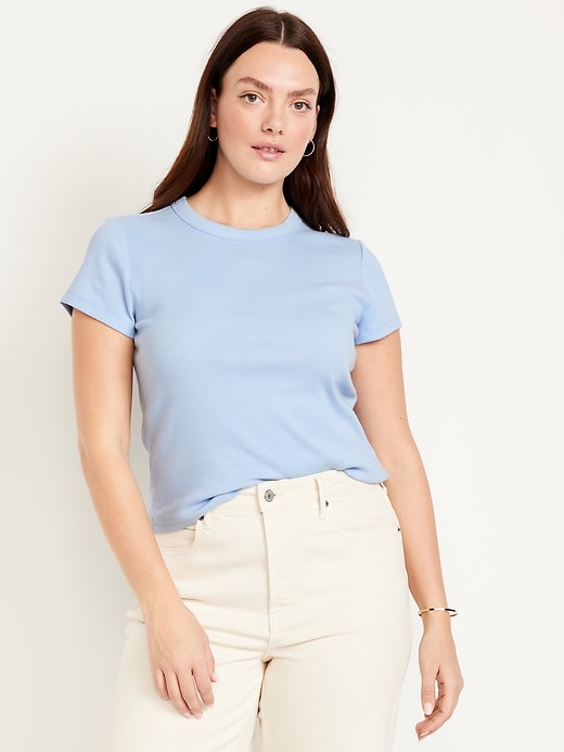 Image number 5 showing, Snug Crop T-Shirt