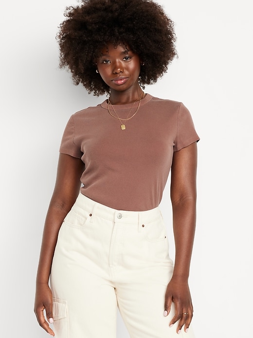 Image number 5 showing, Snug Crop T-Shirt