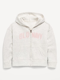 Image number 1 showing, Logo-Graphic Zip Hoodie for Girls