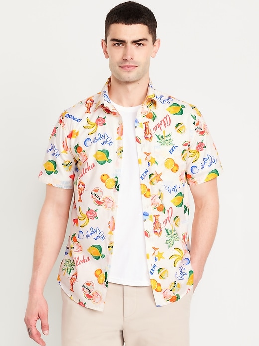 Image number 1 showing, Classic Fit Printed Everyday Shirt