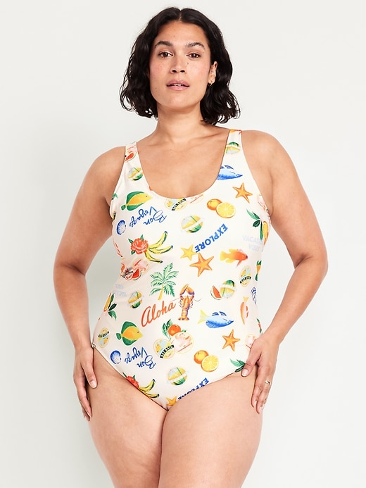 Image number 7 showing, Matte One-Piece Swimsuit