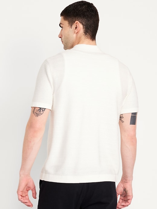 Image number 2 showing, Short-Sleeve Camp Sweater