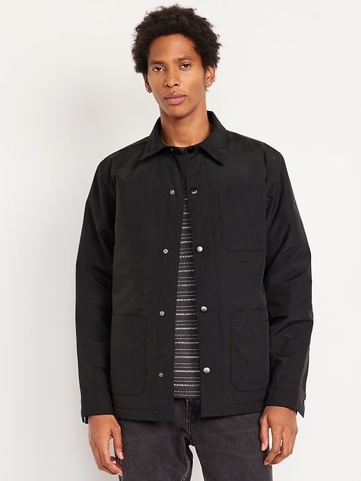 Image number 1 showing, Water-Resistant Nylon Barn Coat