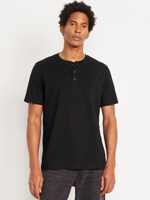 Henley T-Shirt - Black
