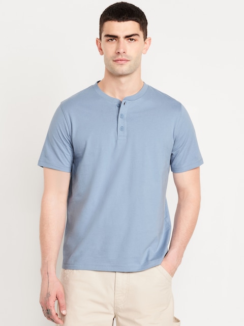 Henley T-Shirt - Blue