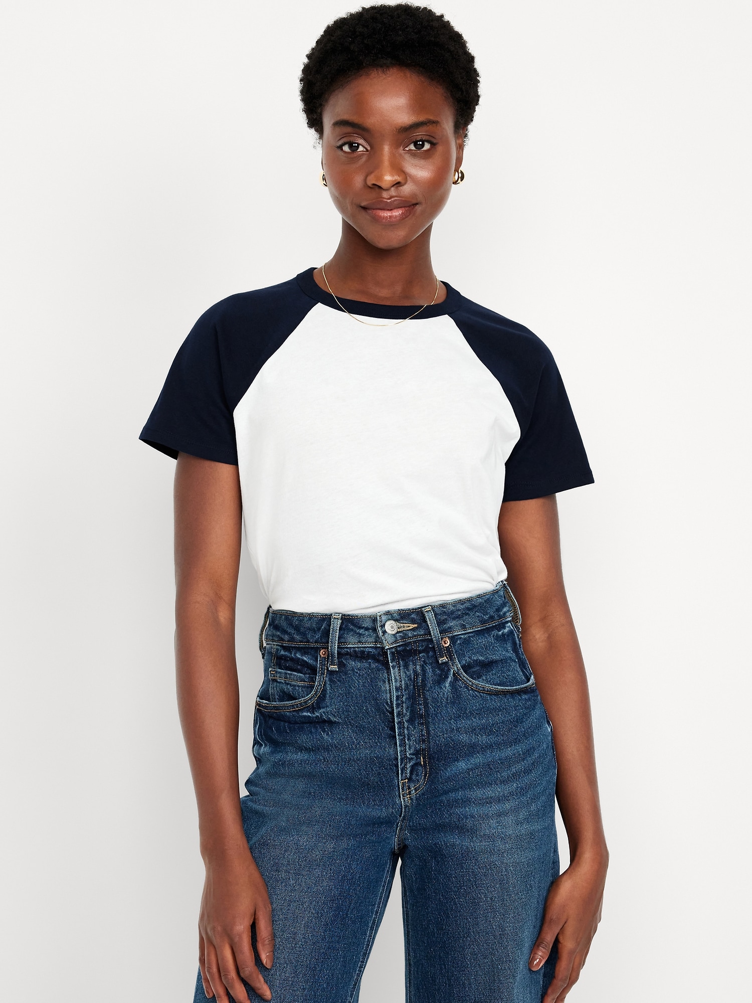 EveryWear Raglan Crop T-Shirt