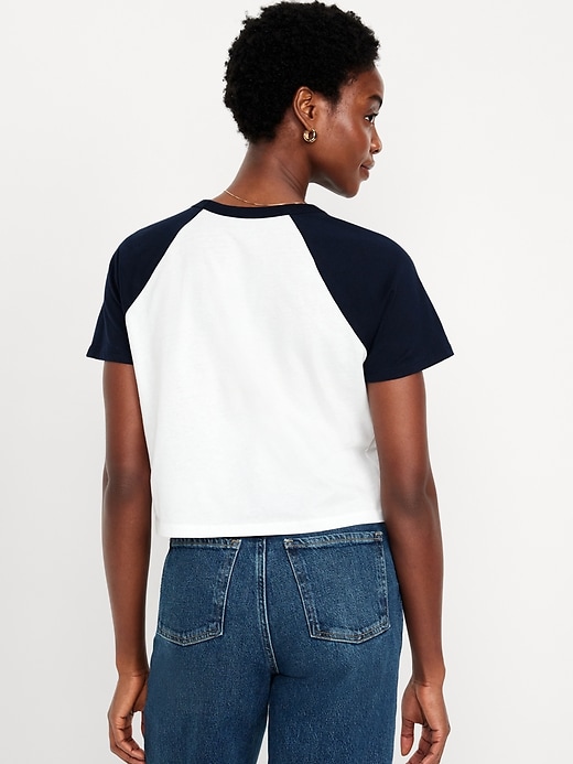 Image number 2 showing, EveryWear Raglan Crop T-Shirt