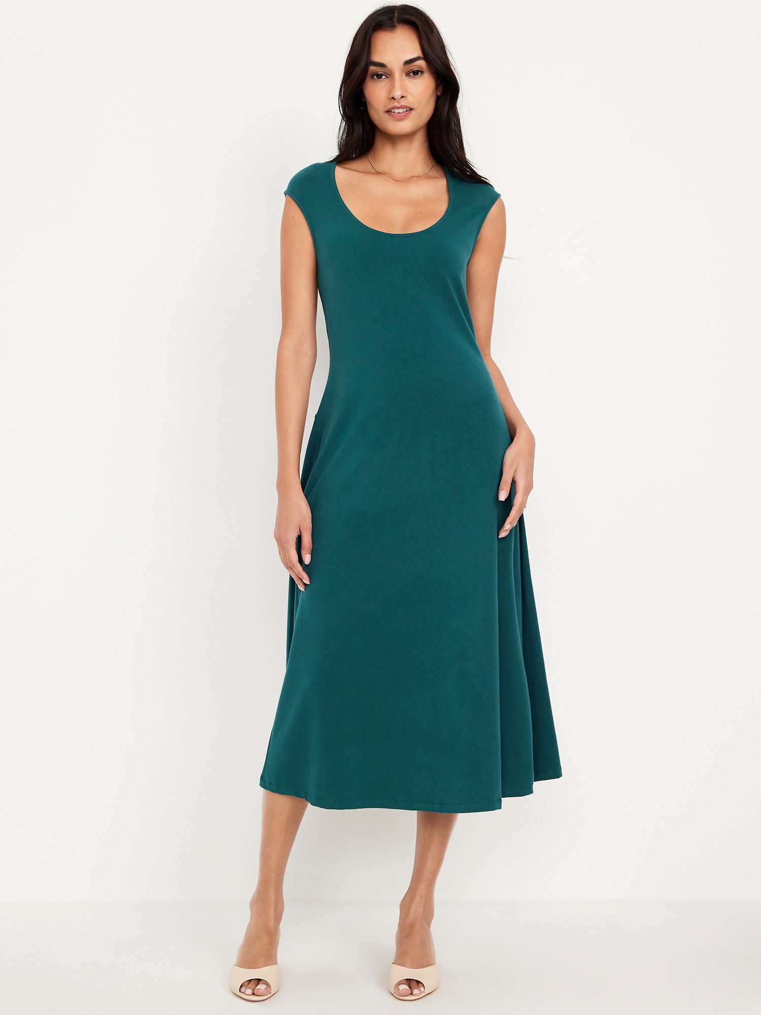 Fit & Flare Midi Dress