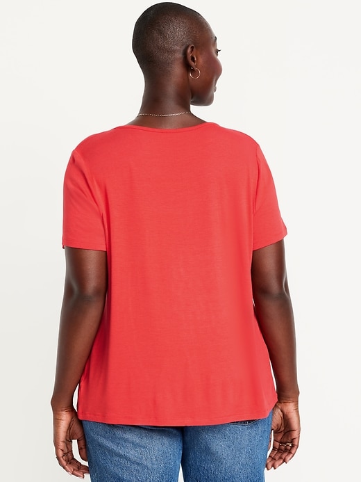 Image number 6 showing, Luxe V-Neck T-Shirt