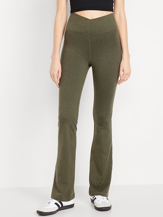 Image number 1 showing, Extra High-Waisted CloudComfy Boot-Cut Leggings