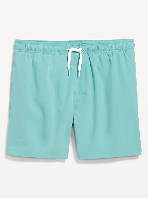 Image number 3 showing, Solid Swim Trunks -- 5-inch inseam