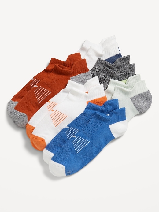 View large product image 1 of 1. 6-Pack Athletic Ankle Socks for Men