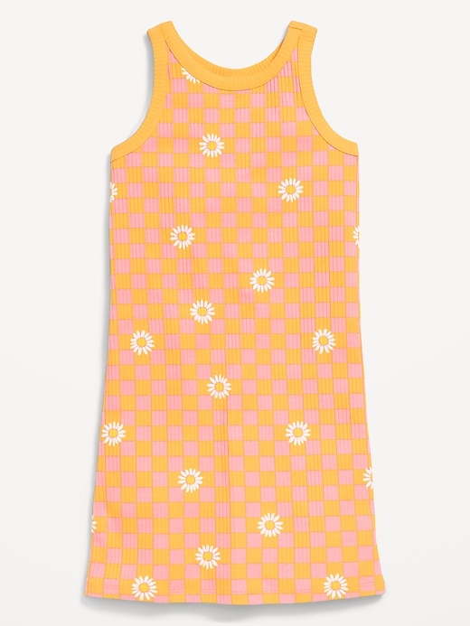 Image number 3 showing, Printed Fitted Sleeveless Dress for Girls