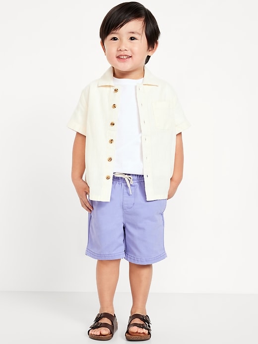 View large product image 2 of 3. Chambray Shorts for Toddler Boys