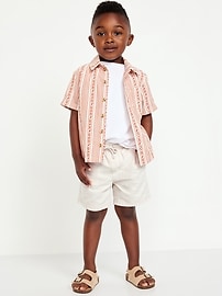 Image number 2 showing, Linen-Blend Shorts for Toddler Boys