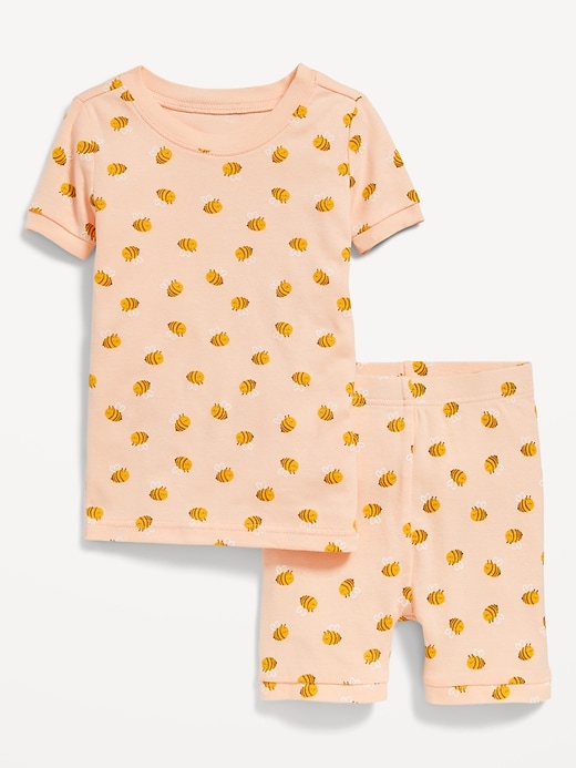 View large product image 1 of 1. Printed Snug-Fit Pajama Set for Toddler & Baby