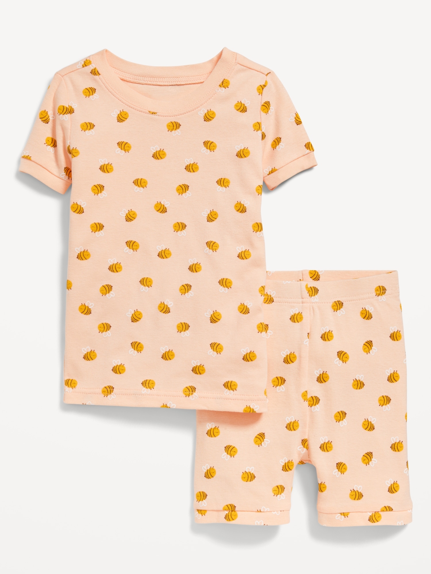 Printed Snug-Fit Pajama Set for Toddler & Baby