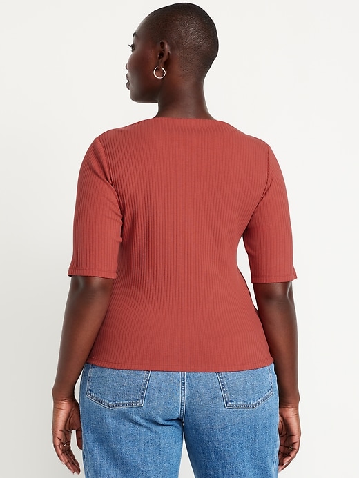 Image number 6 showing, Ribbed T-Shirt