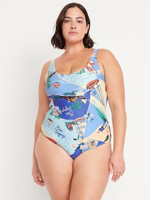 Image number 7 showing, Matte One-Piece Swimsuit