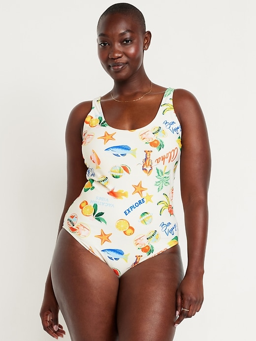 Image number 5 showing, Matte One-Piece Swimsuit