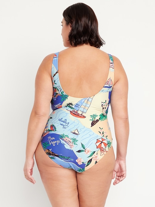 Image number 8 showing, Matte One-Piece Swimsuit