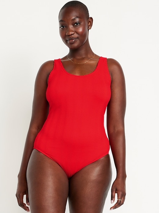 Image number 5 showing, Ribbed One-Piece Swimsuit