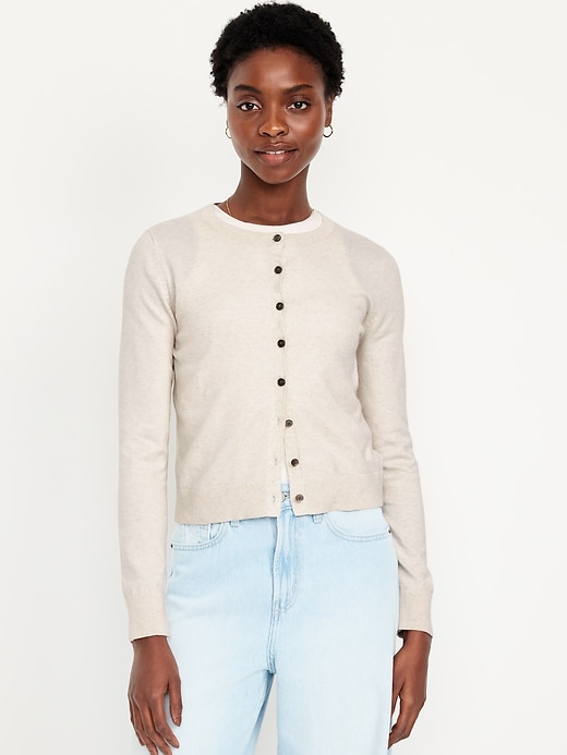 Image number 1 showing, SoSoft Lite Crop Cardigan Sweater