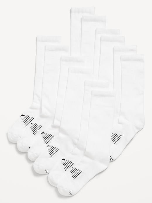 View large product image 1 of 1. 6-Pack Athletic Tube Socks for Men