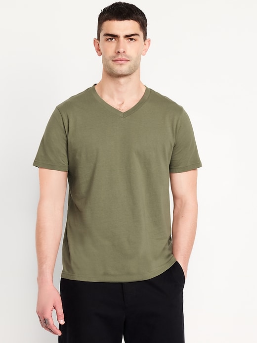 Image number 1 showing, V-Neck T-Shirt