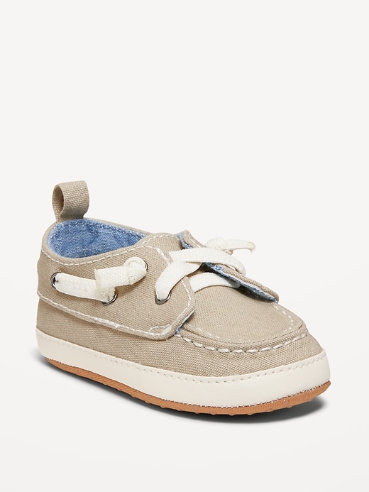 View large product image 1 of 2. Canvas Boat Shoes for Baby