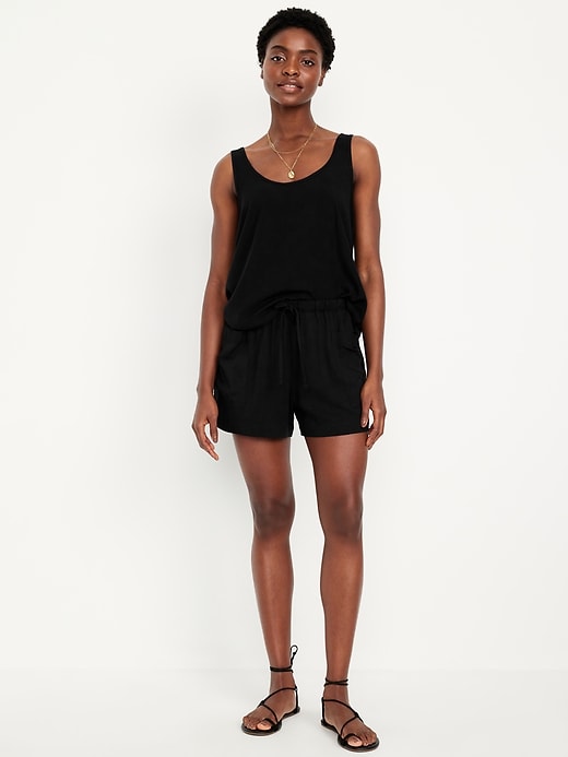 Image number 1 showing, High-Waisted Playa Shorts -- 3.5-inch inseam