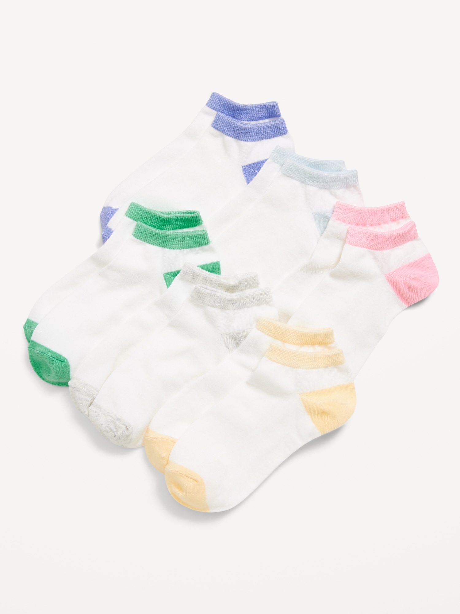 Ankle Socks 6-Pack for Girls