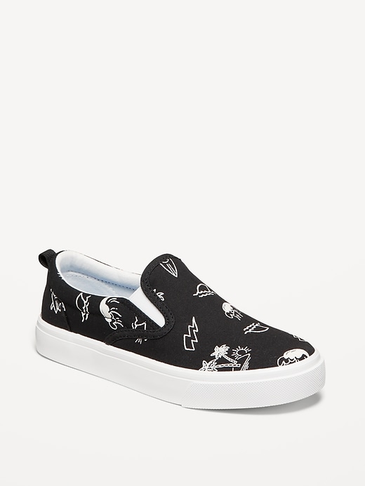 View large product image 1 of 4. Slip-On Canvas Sneakers for Boys