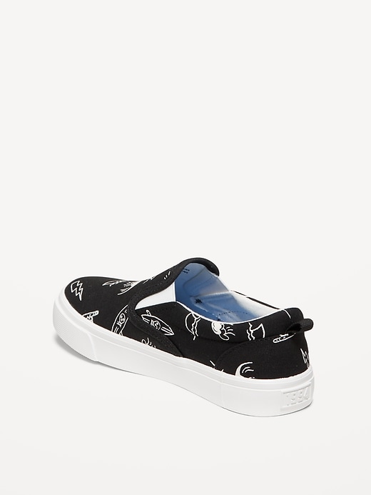 Image number 4 showing, Slip-On Canvas Sneakers for Boys