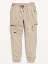 View large product image 4 of 4. Built-In Flex Twill Cargo Jogger Pants for Boys