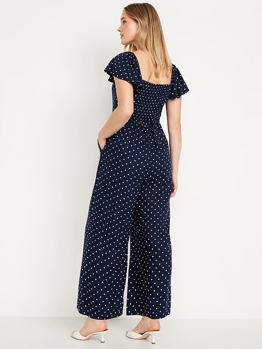 Image number 5 showing, Fit &amp; Flare Crepe Jumpsuit