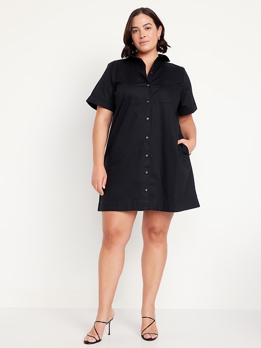 Image number 6 showing, Button-Down Mini Shirt Dress