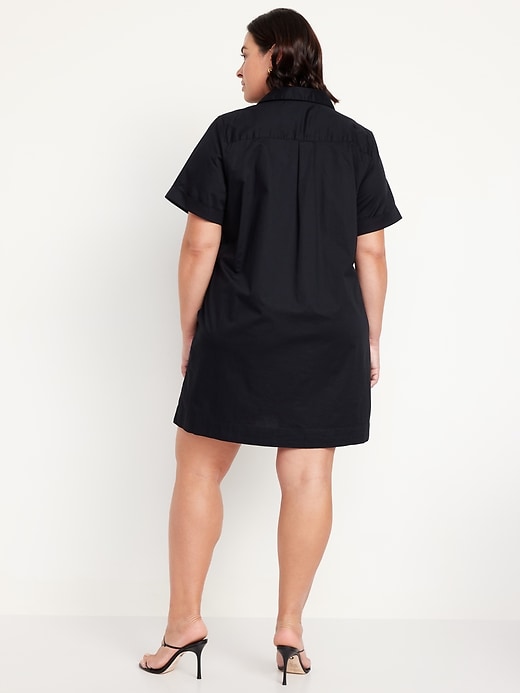 Image number 7 showing, Button-Down Mini Shirt Dress