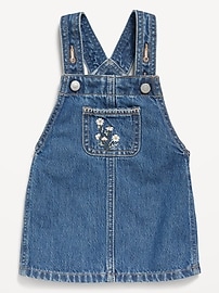 Image number 2 showing, Embroidered Jean Skirtall Dress for Baby