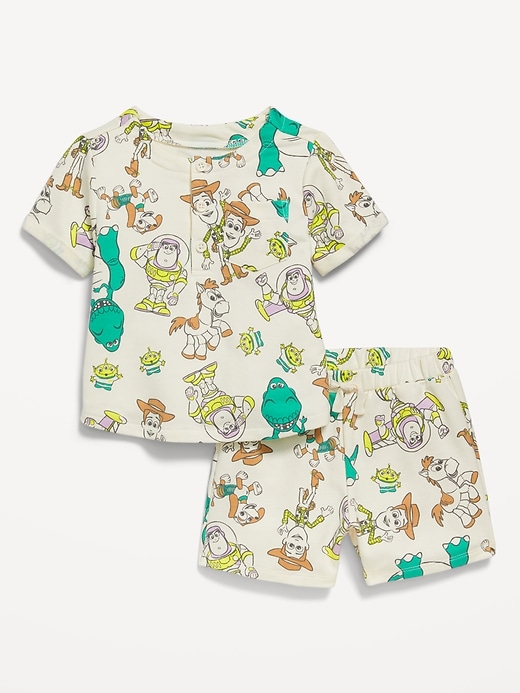 View large product image 1 of 1. Disney© Henley T-Shirt and Shorts Set for Baby