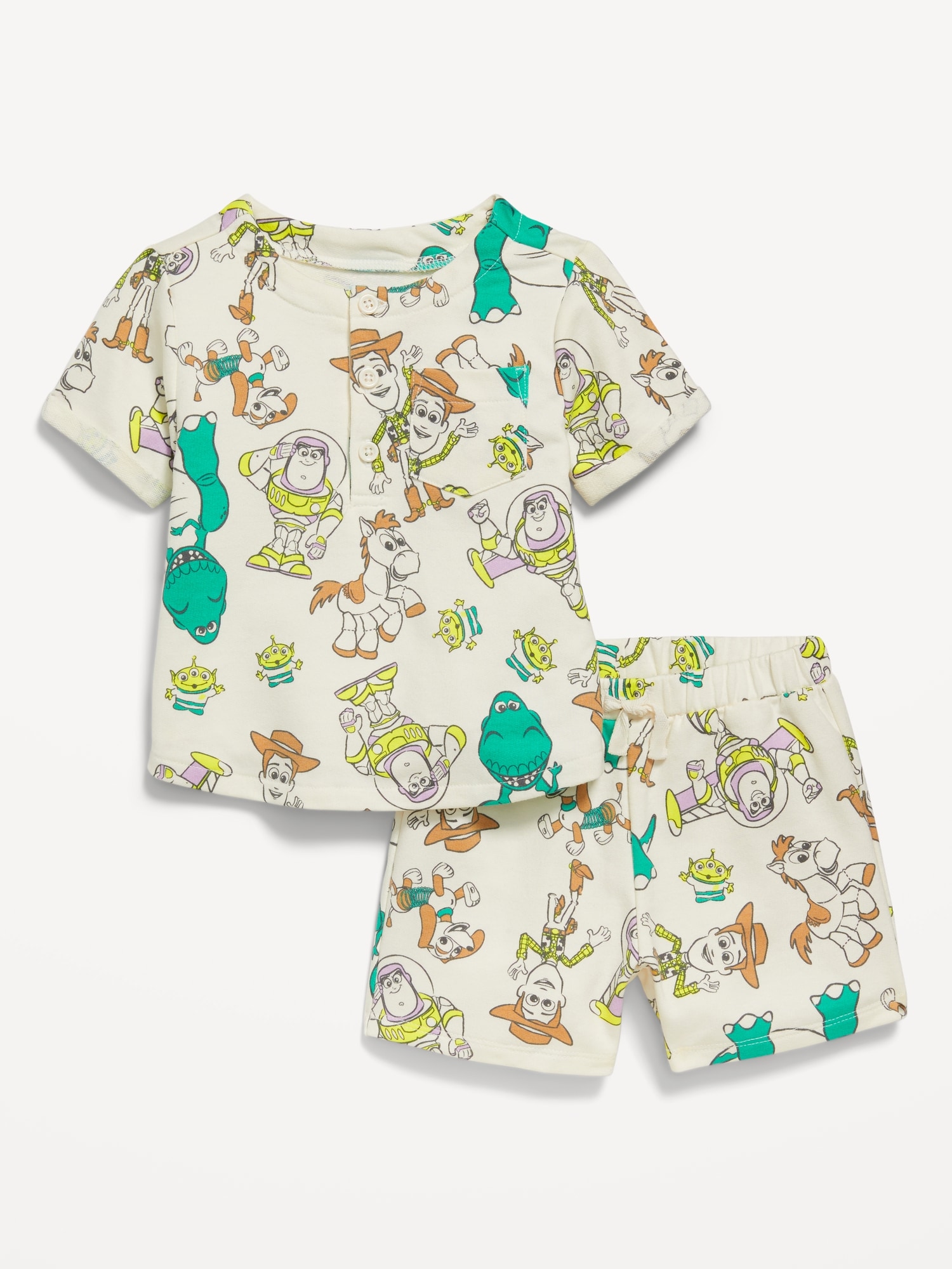 Disney© Henley T-Shirt and Shorts Set for Baby