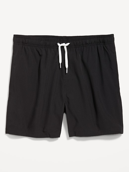 Image number 3 showing, Solid Swim Trunks -- 5-inch inseam