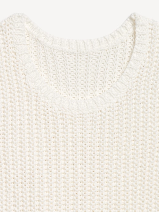 Image number 5 showing, Sleeveless Open-Stitch Sweater